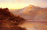Sunset On The Loch by Alfred de Breanski